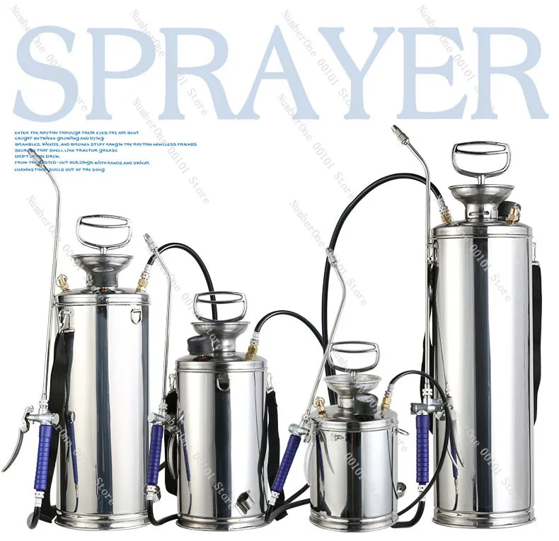 الري الزراعي للحديقة 8L بخاخ مقاوم للأحماض مكافحة الآفات مضخة من الفولاذ المقاوم للصدأ البخاخ منتجات مخصصة #4