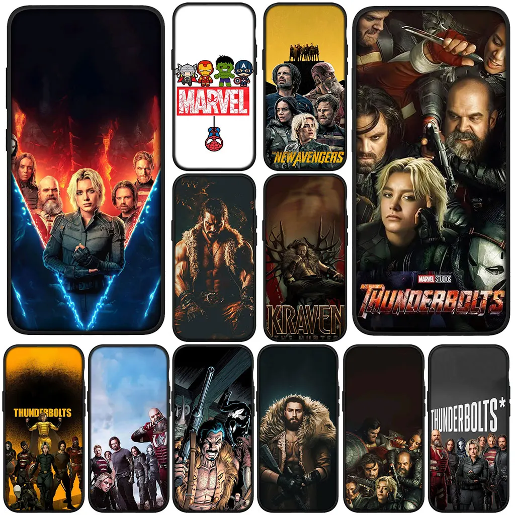 Чехол для телефона OPPO A18 A80 A40 A60 A38 A79 A15 A16 A17 A58 A78 A57 A53 A40M Чехол Kraven the Hunter Marvel Thunderbolts Case