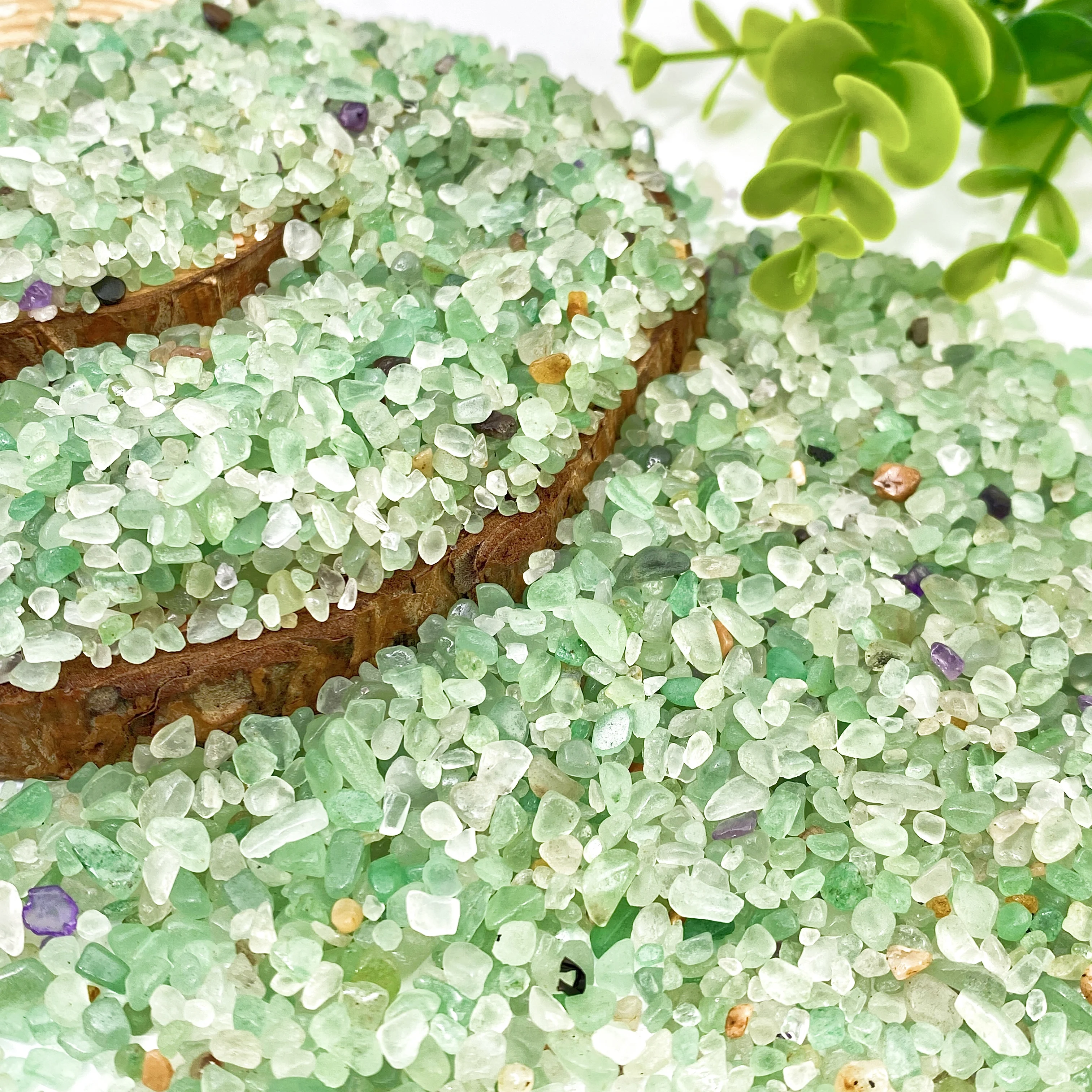 100g High Quality Natural Green Dongling Gravel,Birthday Gift,Men Gift,Women Gift,Scene Decoration,Table Decoration.