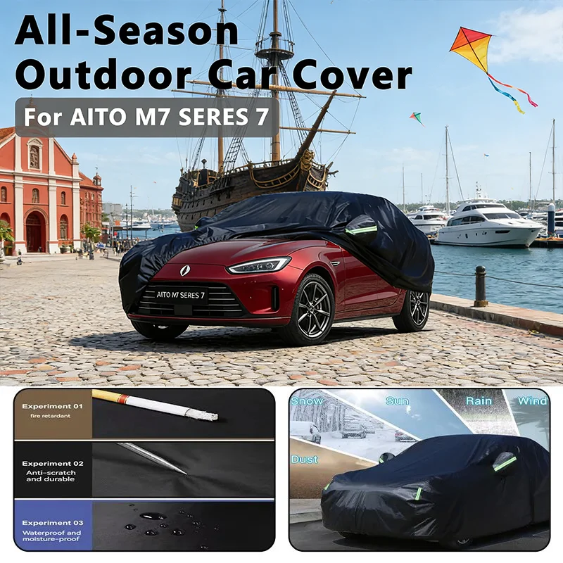 

Car covers for AITO M7 SERES 7 Outdoor Protection Full Car Covers Snow Cover Sunshade Waterproof Dustproof Exterior