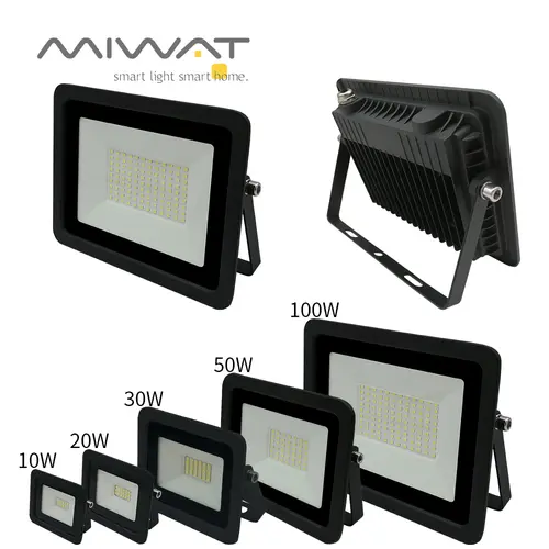 110V/220V LED Flood Light 10W 20W 30W 50W 100W Floodlights Lamp Waterproof IP68 White Reflector Led Exterior Outdoor Spotlight - Image 2