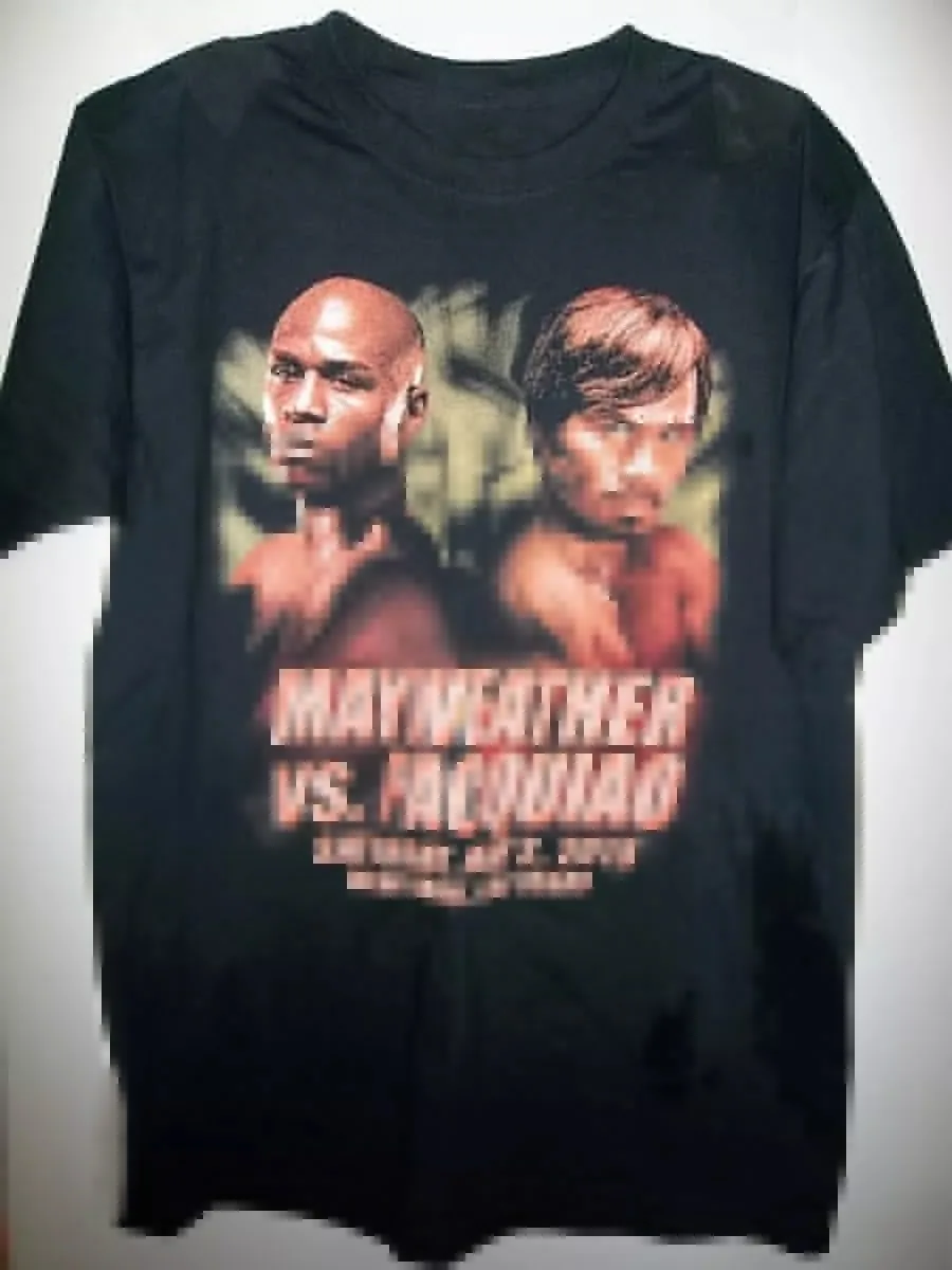 Hot Mayweather vs Pacquiao Boxing Black Size S-4XL T-Shirt Unisex PP423