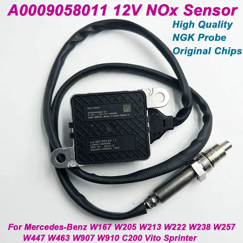 HighQuality A0009058011 NOX Sensor for Mercedes-Benz W205 W213 W222 W238 W257 W447 Vito Sprinter 0009058011 A0009053009 SNS1005A