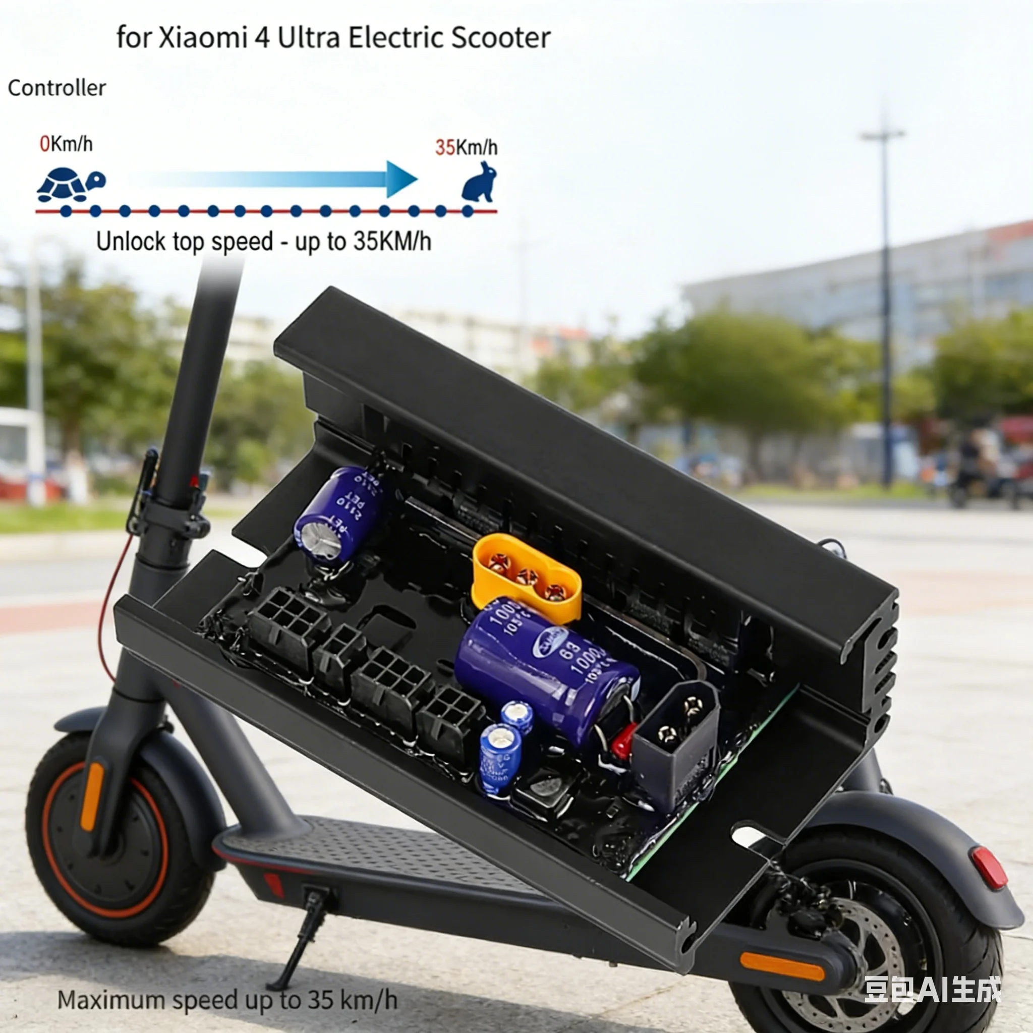 

Scooter Speed Controller 35km/h Enhanced Version For Xiaomi 4 Ultra Electric Scooter Unlocks Maximum Speed Capability