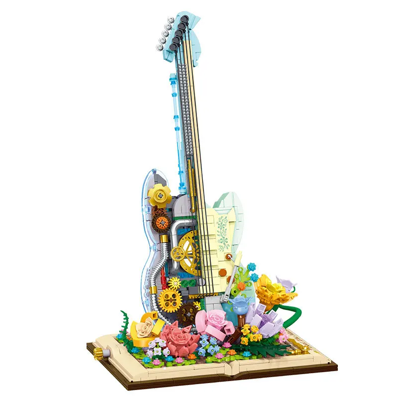 기타 블록 조립 세트 마이크로 블록 어린이 6~12세 성인 미니 블록 장난감 장식 홈 소녀 선물