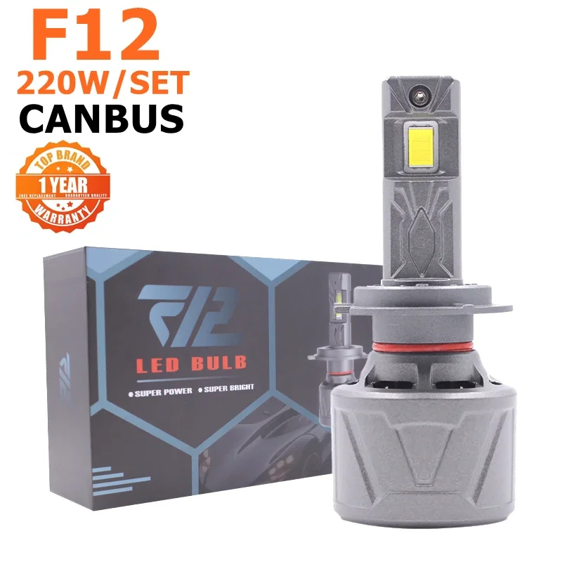 F12  220W 32000LM H7 LED Headlight Bulb H4 H7 H11 9005 9006 Double Copper H11 H7 Car LED lights Headlights