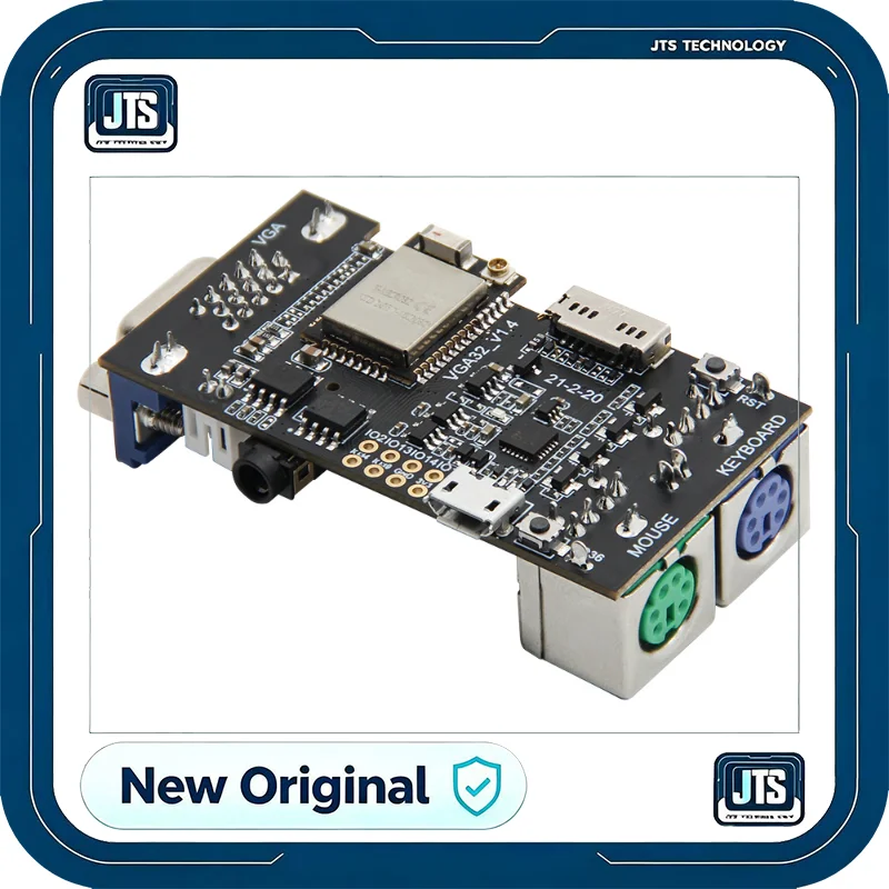 VGA V1.4 controller, PS/2 mouse and keyboard controller, graphics library, game engine VT terminal