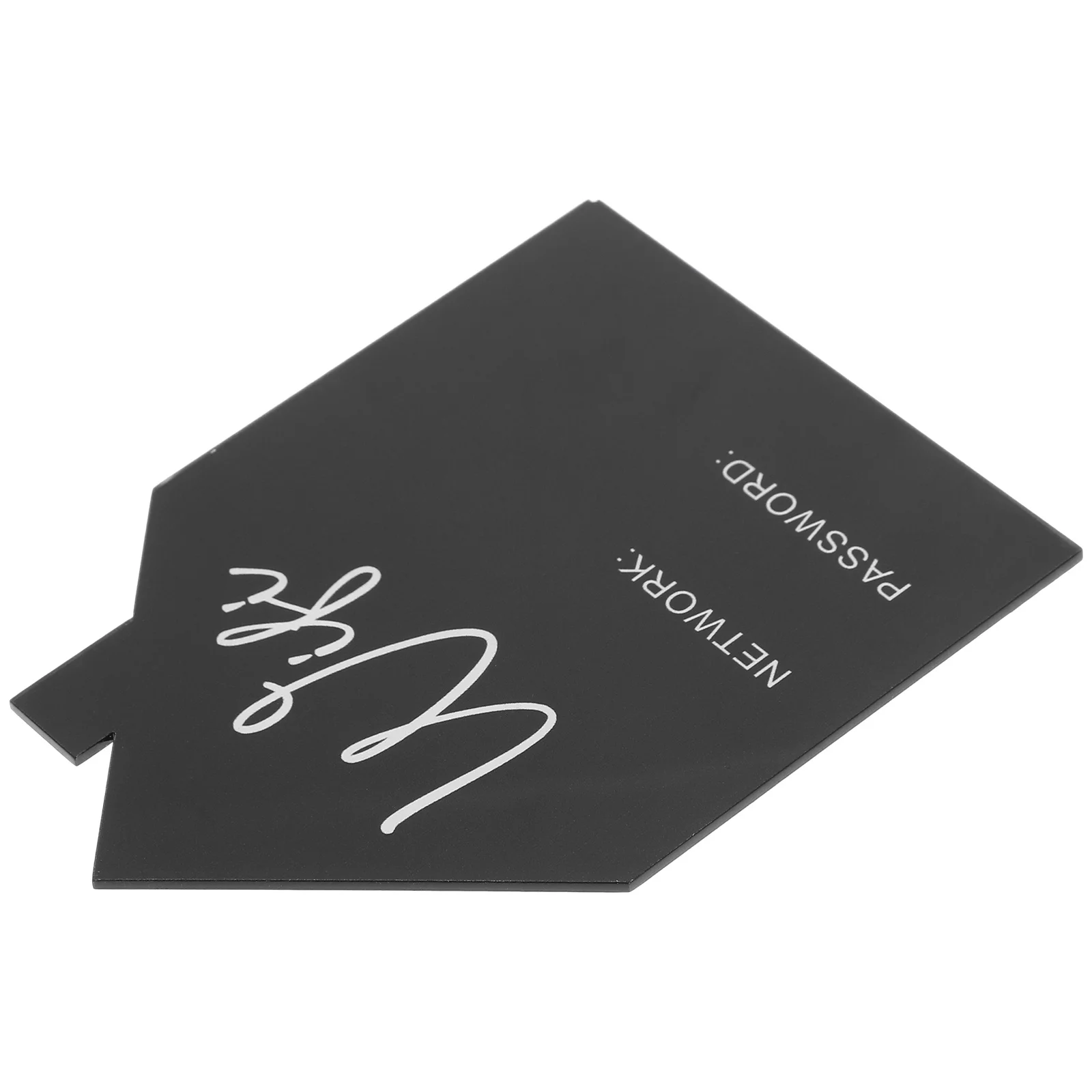 

Elegant Acrylic WiFi Password Board User Friendly Design Aesthetic Appeal Living Working Space Stylish Addition