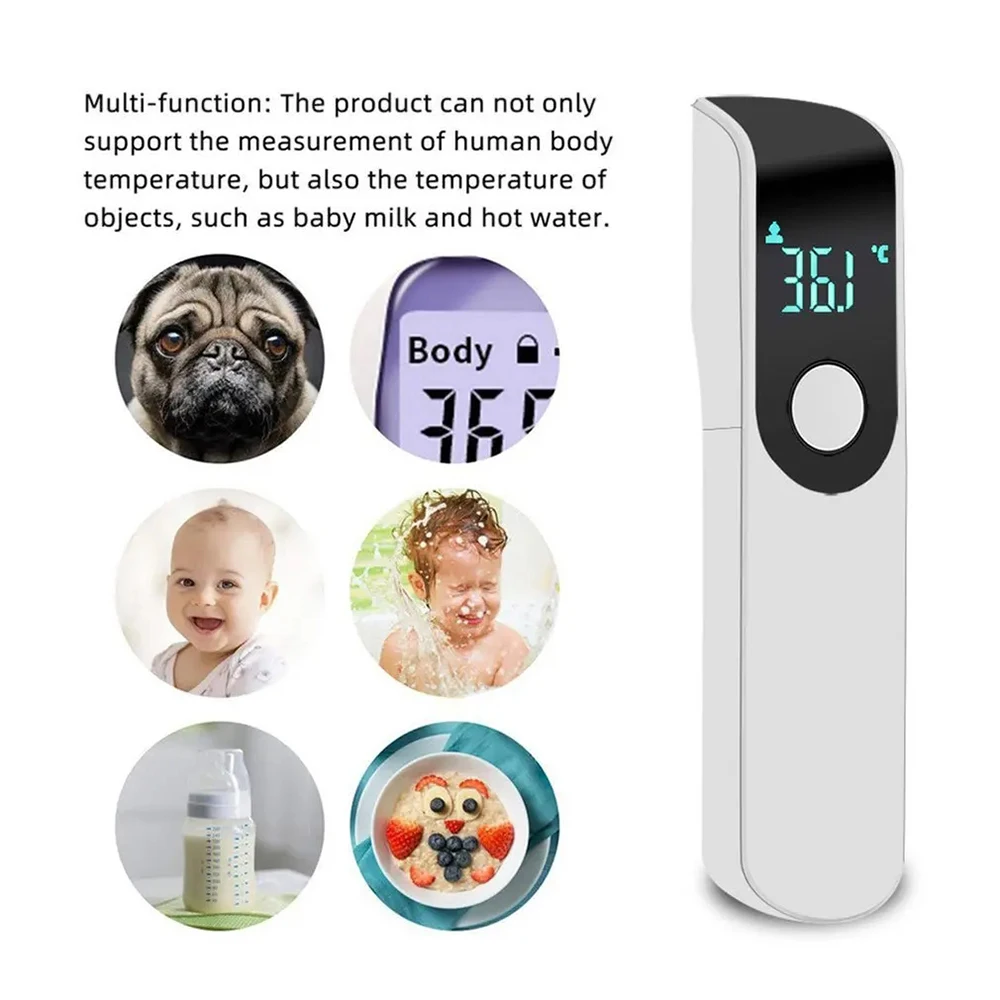 amzwn Mini Medical Thermometer, Non-contact Infrared Thermometer, Forehead Temperature Gun, Adult And Child Laser Thermometer