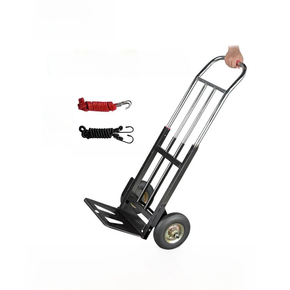 

Портативный грузовой прицеп с ручным вытяжкой, легкая передвижная тележка, складная тележка для хранения и организации дома