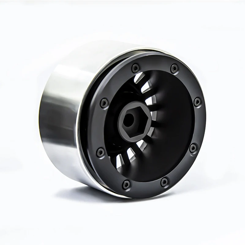 RC سيارة 4 قطعة G53 المعادن 2.2 Beadlock عجلة حافة محور عجلات ل 1/10 RC الزاحف محوري SCX10 الشبح كابرا RR10 RBX10 Traxxas TRX4 D90