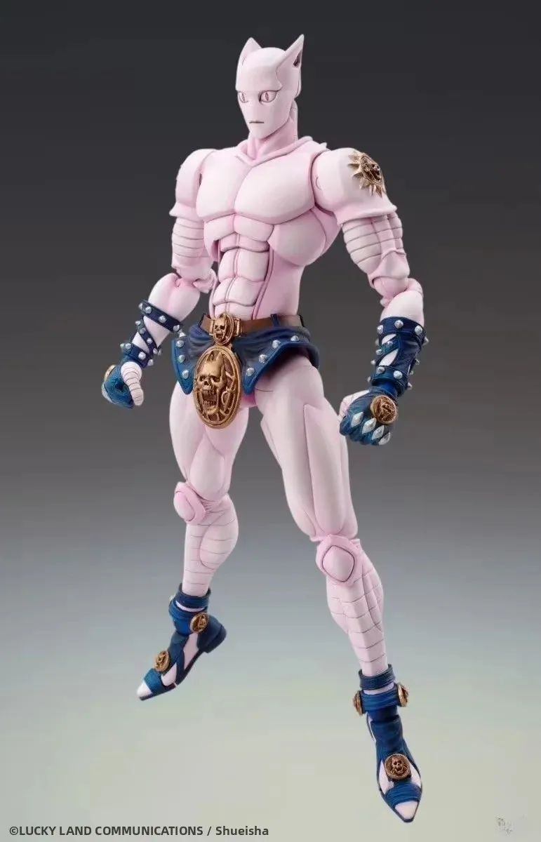 ジョジョの冒険-クイーンキラー-白猫-ピンク猫-ウルトラライク-コレクタブルモデル-箱入りフィギュア-アニメゲームグッズ