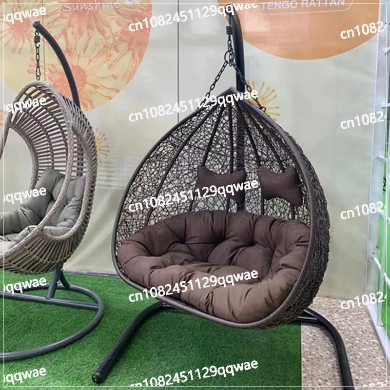 Outdoor Leisure Bird's Nest Hanging Basket Rocking Chair Villa Garden Double Hanging Basket Hammock Hanging Chair Lazy Balcony