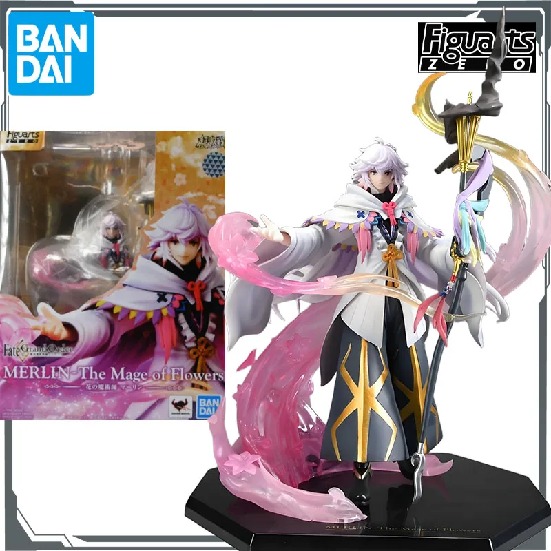 

Bandai Original Handheld Kit Figuarts ZERO Fate/Grand Order MERLIN - The Mage of Flowers Anime Model Toys Model Gifts for Boys