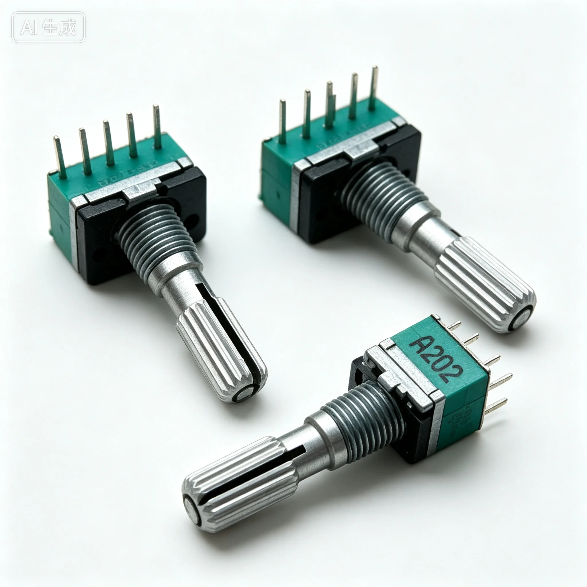 for 09 Type Dual 6 Pin Potentiometer A2K A202 Amplifier Volume Shaft 25MM