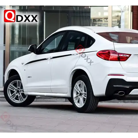 Bilstyling M Performance Accent Stripes Side Stripe Graphics Midjelinje Vinyldekaler Klistermärken för BMW X4 M F26 10 best sales m-klistermärken - №7