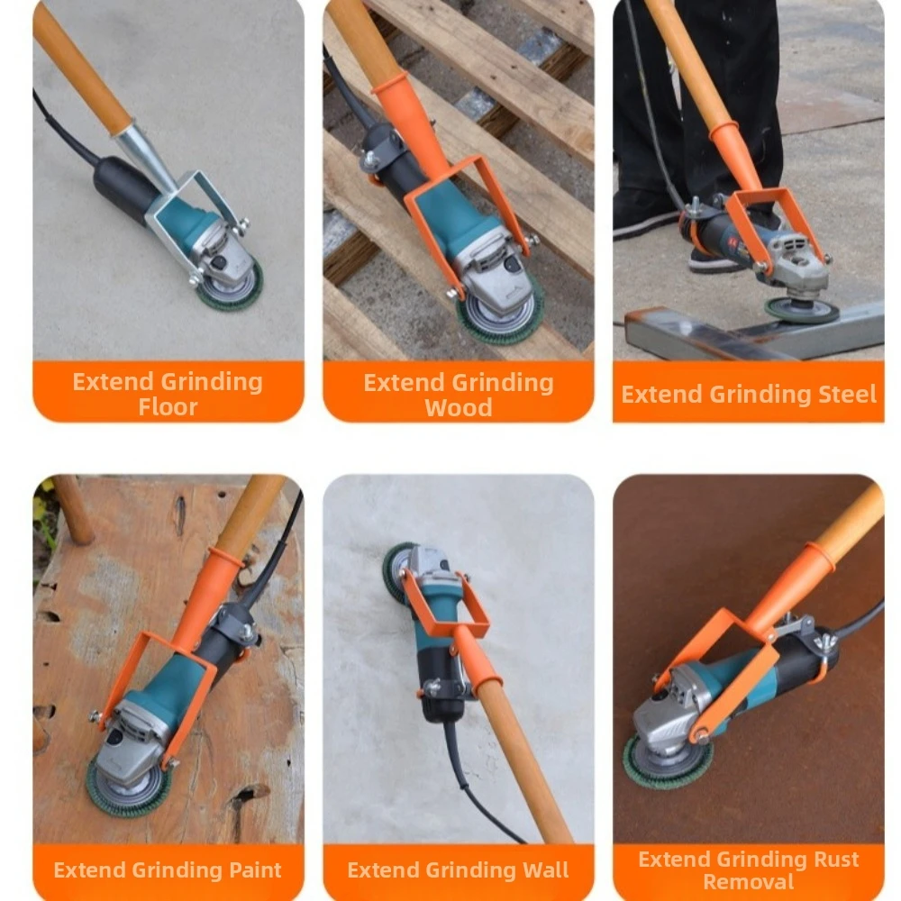Multifunctional Grinder Conversion Bracket Connecting Rod Fixed Stand Trimmer Extension Rod Extension Bracket Tiltable Design