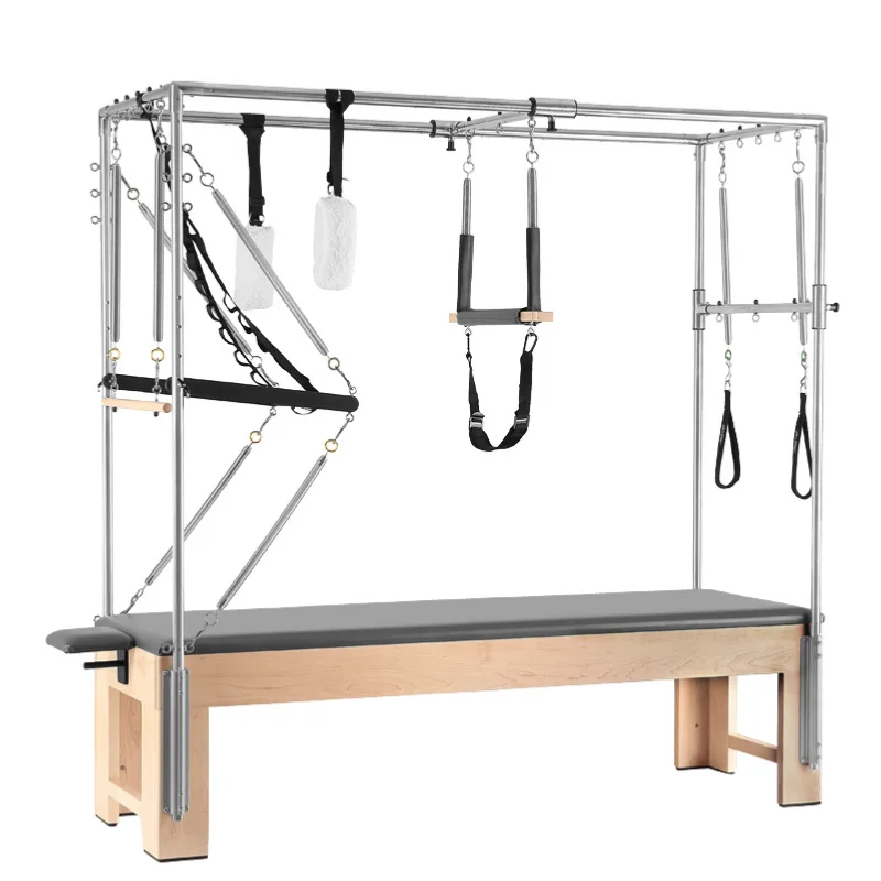 

Equipment Smart Library Pilates Tower Trapeze Foldable Bed Sale Equipment Aluminum Machine Pilates Reformers With Half Trapeze
