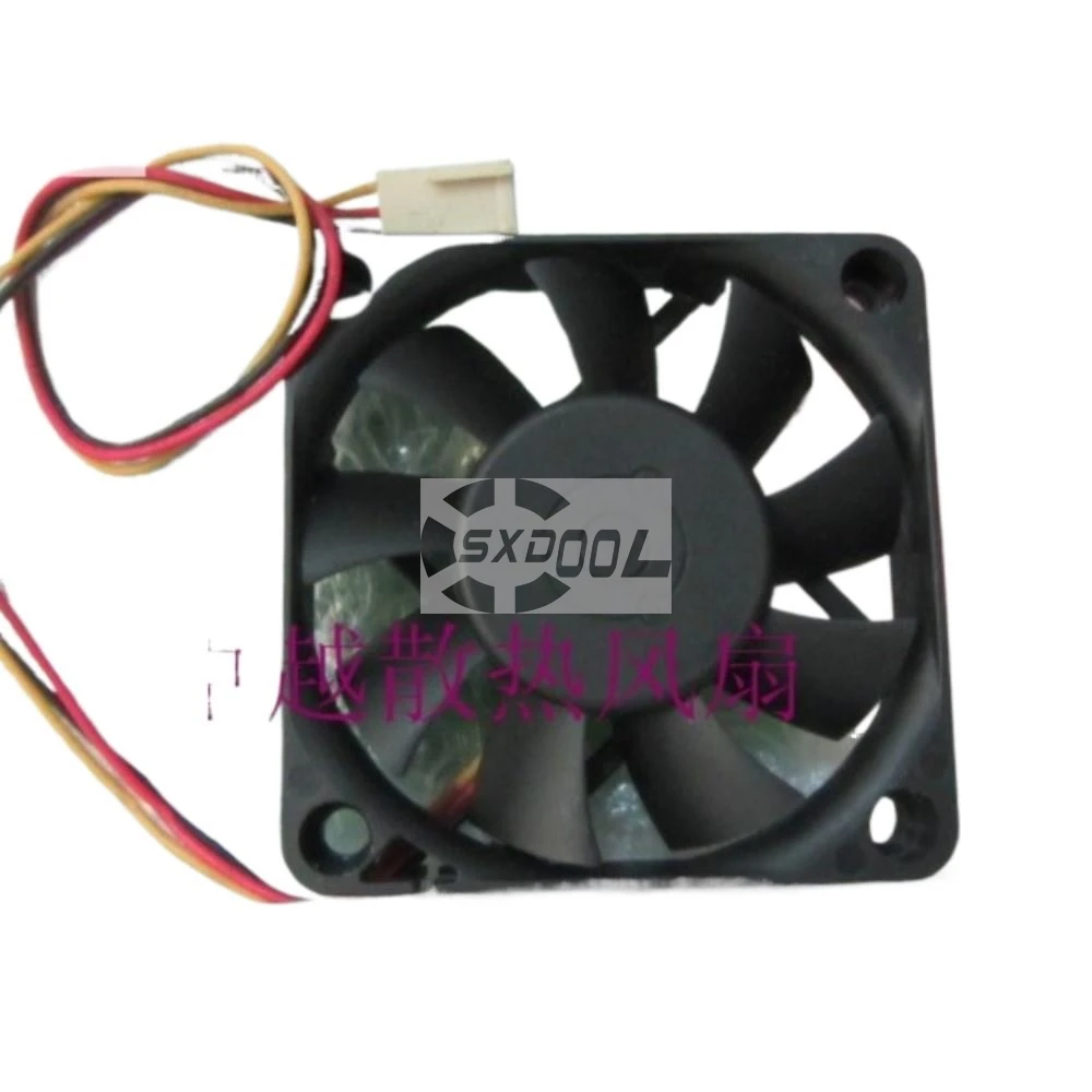 ABB06D12HG Axial PC Case Cooling Fan 60x60x13mm 6013 12V 0.30A 5000RPM Tachometer 2-Pack