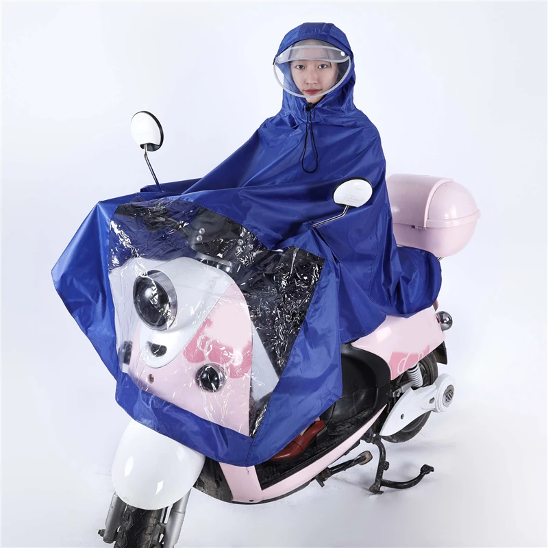 

Universal Waterproof Hooded Raincoat Rain Cape Coat Poncho for Mobility Scooters Motorcycle Motorbikes Bicycle