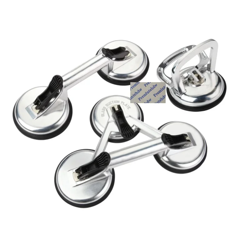 

Aluminium Alloy Heavy Vacuum Suction Dent Puller Gripper Plate Lifter for Glass Window Tiles Mirror Granite Single Double Triple