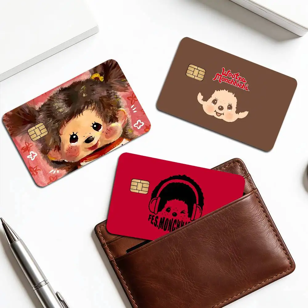 Anime M-Monchhichi Anmie Sticker Film Skin Cover for Credit Card Debit Bank Card Front