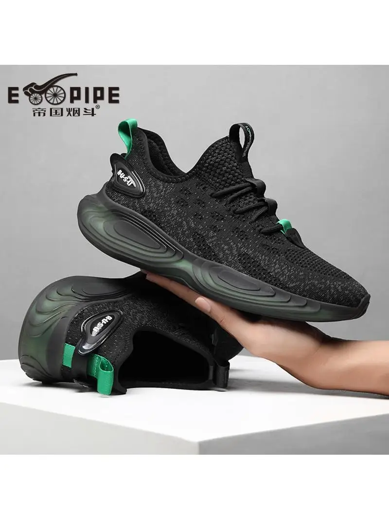 

Fashionable Dad Sneakers Men's Running Shoes Thick Bottom Sports Casual Shoes Spring Autumn Low Top Breathable Canvas Shoes
