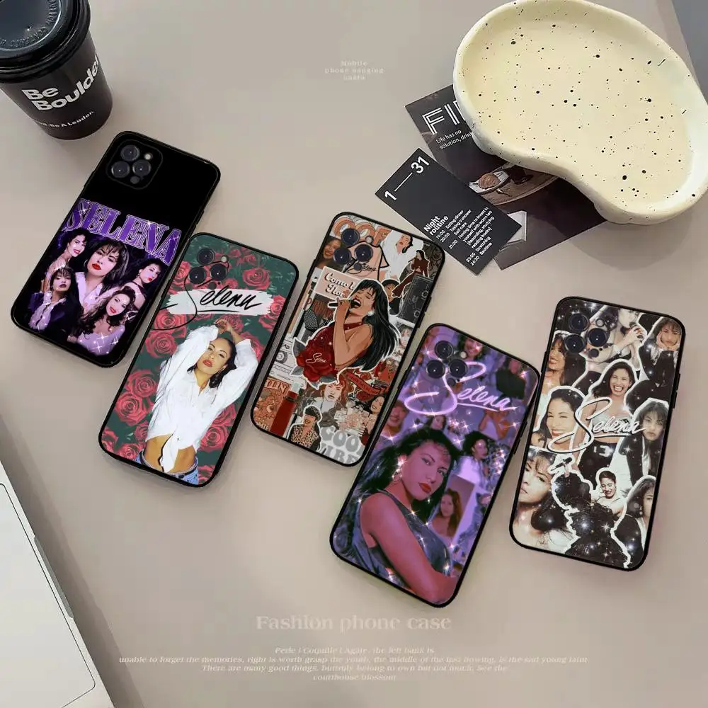 S-Selena Quintanilla Phone Case Silicone Soft for iphone 15 14 13 12 11 Pro Mini XS MAX 8 7 6 Plus X XS XR Cover