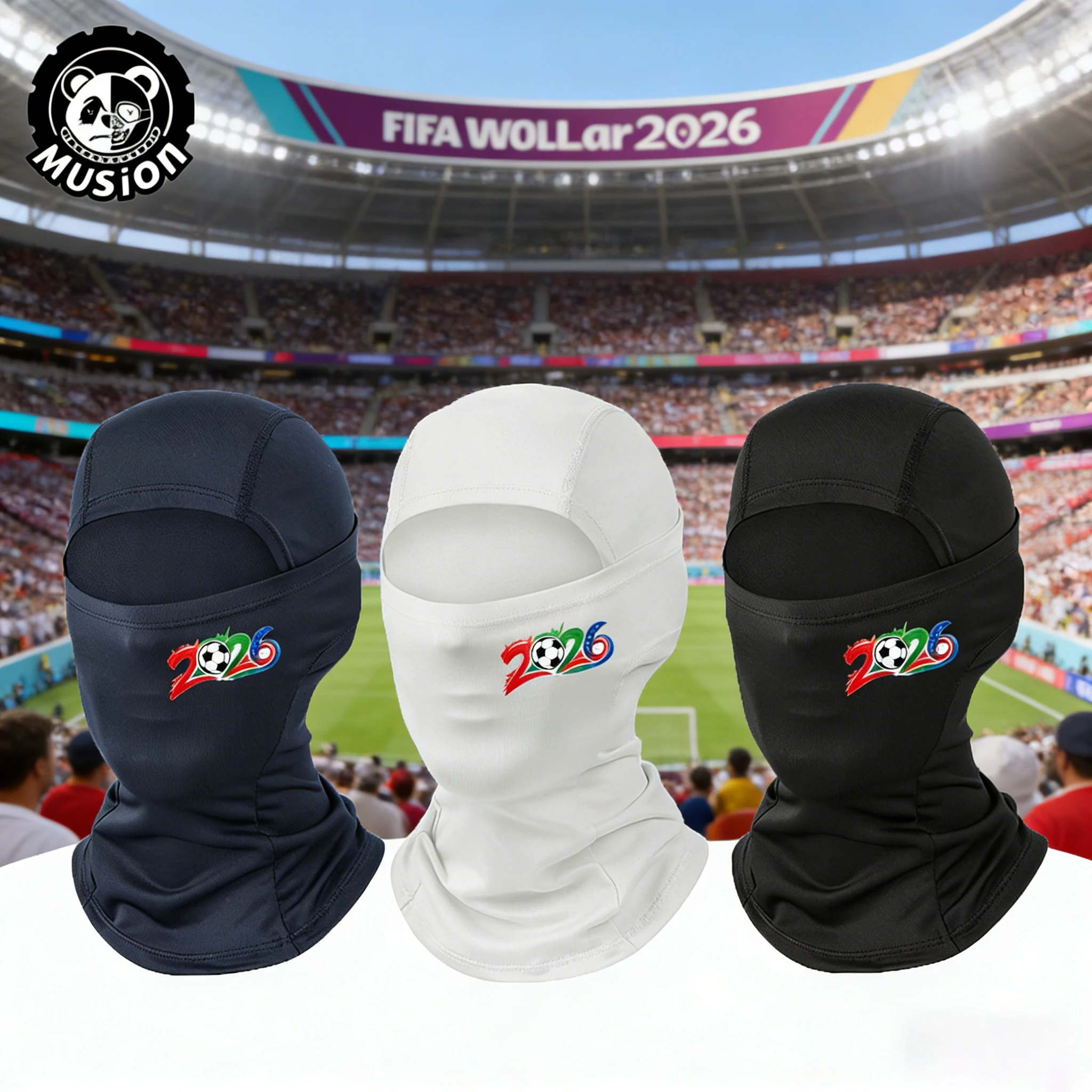 Musion Balaclava Mask Motorcycle 2026 Print Face Mask Bandan