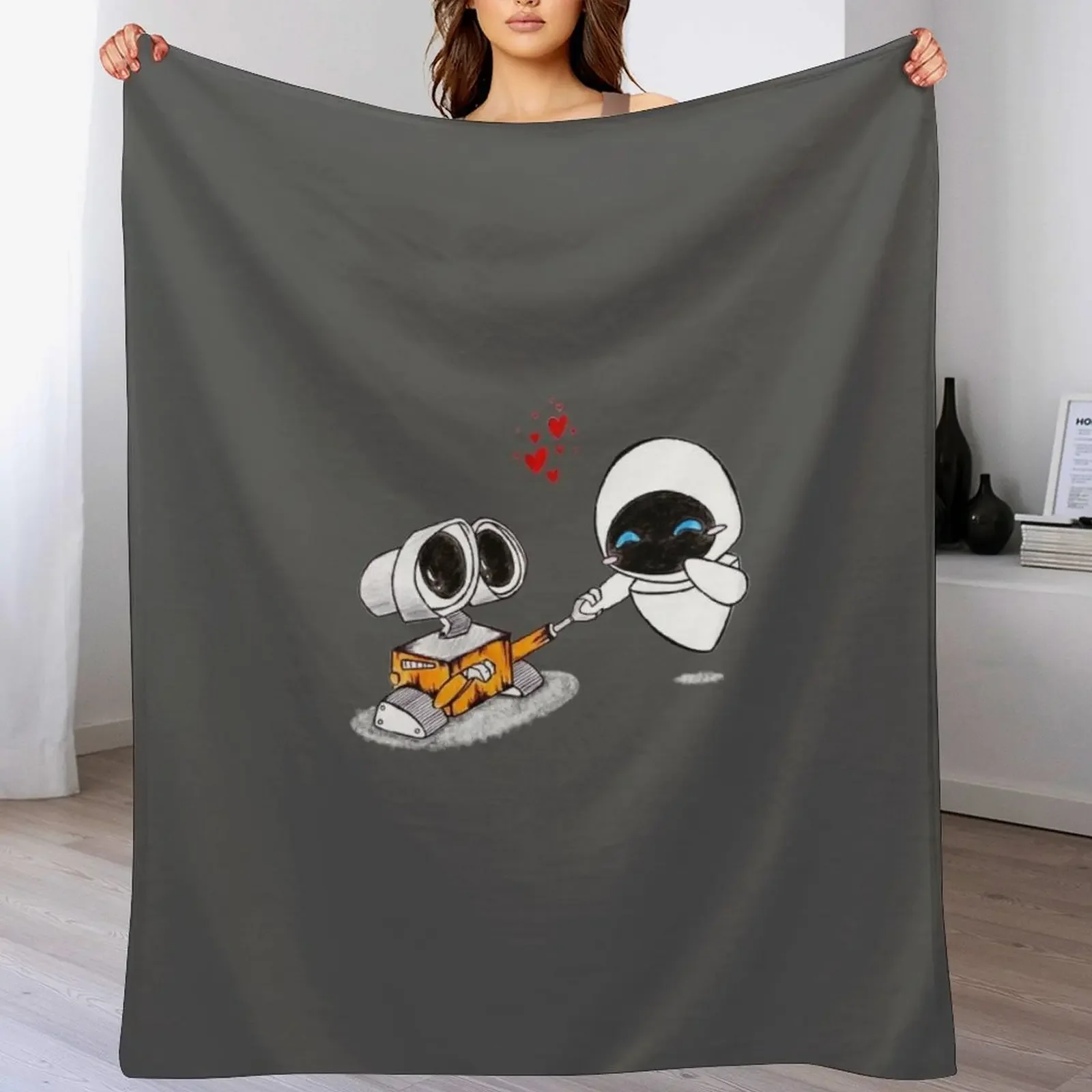 

Wall.e Eve Pencilcolor drawing Throw Blanket Tourist Kid'S Blankets