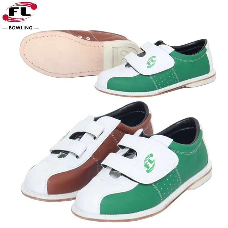

Bowling Supplies Men Women Hook Loop Soft Bowling Shoes Non-slip Soles Indoor Sports Shoes Unisex Casual Fitness Sneakers