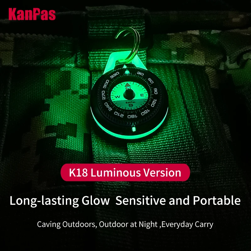 2024 New Kanpas EDC outdoor compass with luminous /High Quality compass / Outdoor compass / Adventure compass / K18 / K25