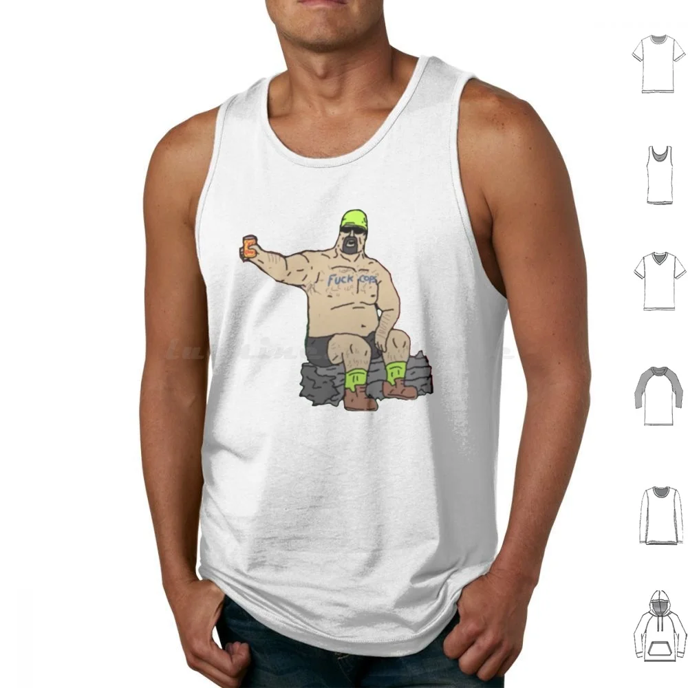 Nolsey Mike Nolan The Big Lez Show Tank Tops Vest Sleeveless Sassy The Big Lez Show Sassy The Sasquatch Pattern