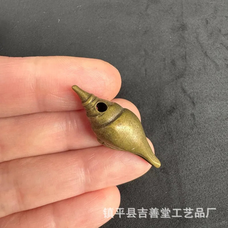 Tibetan Style Small Conch Pendant Cultural Play Accessories Collection Single Pendant Conch Shell
