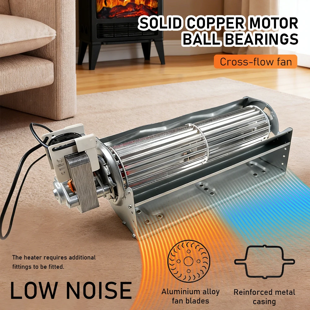 

High Power Cross Flow Fan 220V 30W Tangential Blower Centrifugal Fan Axial Exhaust Fan for Cabinet Cooling & Ventilation