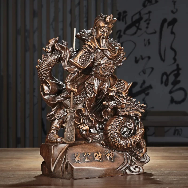 

Traditional Guan Yu Crafts Statues Decoration Home Living Room TV Cabinet Decoration