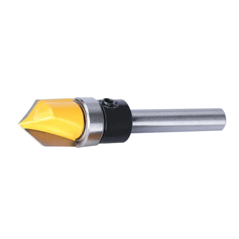 Imagem -06 - Xcan Fresa de Madeira mm Shank Shank Shank v Groove Bit com Rolamento Guiado para Ferramentas de Trituração Carpintaria Carboneto Roteador Bit