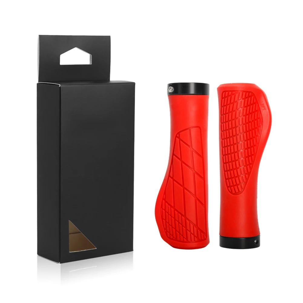 Für lange Fahrten Mountainbike-Griffe Handgriff-Verriegelungsmechanismus Rutschfestes Gummi Stoßdämpfend für Falträder