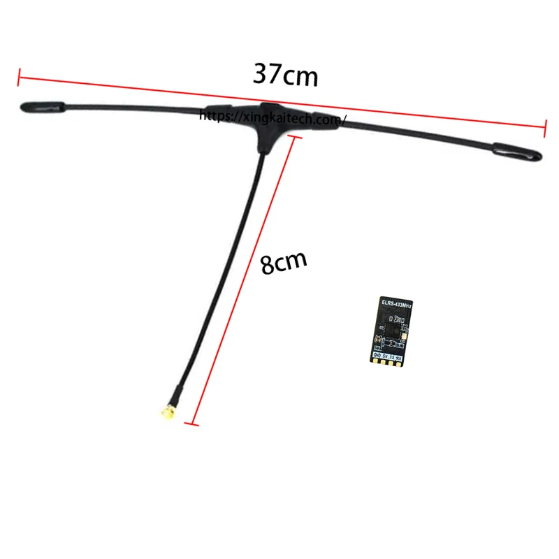 

ELRS MINI 433Mhz RX TX 100mW ExpressL Nano 360-520Mhz VRX VTX Long Range Receiver For RC FPV Long Range Racing Drone Quadcopter