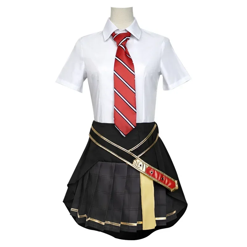 Uniforme de jeu en plis pour filles, vêtements d'anime mignons, cosplay Saki Tenma, scène colorée, projet Sekai, carnaval d'Halloween