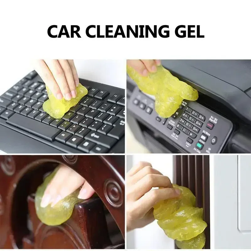 1 Pcs Car Cleaning Gel Automobile Air Vent Dust Removal Putty Laptop Keyboard Cleaner Slime Magic Super Clean Mud Clay for Cars