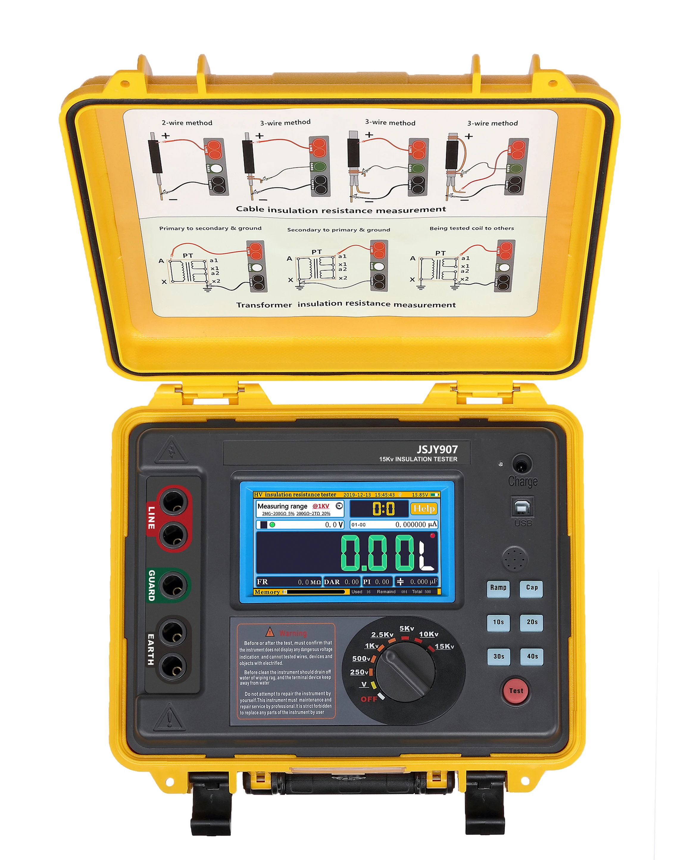 

15000V Insulation Resistance Tester Meg Ohm Meter