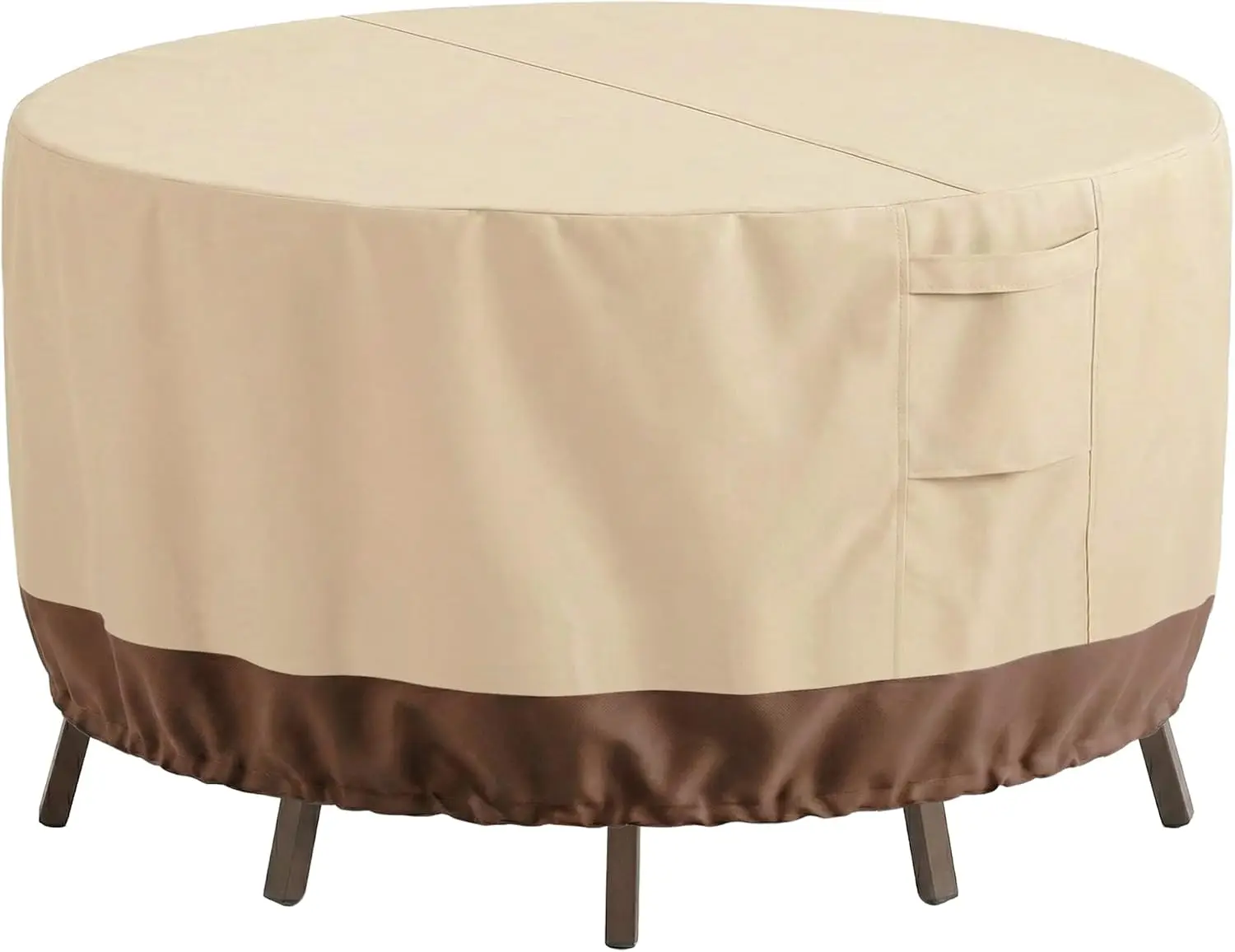 

Patio Furniture Covers Waterproof, Outdoor Furniture Covers Waterproof Windproof with Padded Handles, Heavy Duty 600D Oxford Outdoor Table Chair Set Cover