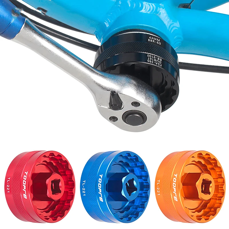 Bicycle Double-Sided Five-Way Center Sleevel 5 In 1 Bottom Bracket Multi-Function BB Central Shaft Removal And Installation Tool