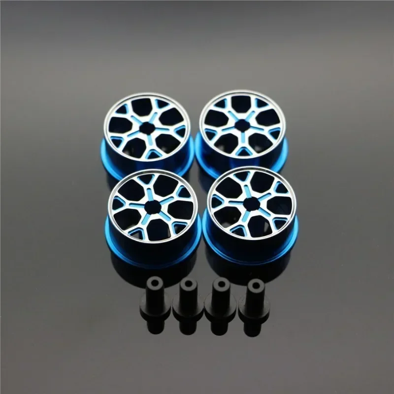 

Middle Diameter20.5mm Lightweight Wheels Self-made Parts For Tamiya MINI 4WD Colored Wheel w/Aluminum Disc