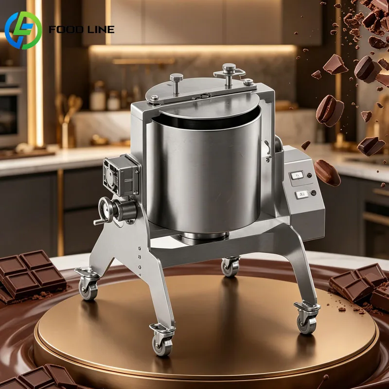 Chocolate Ball Mill Machine Industrial Cocoa Refiner Grinder Conching System for Nut Butter and Chocolate Liquor Customized