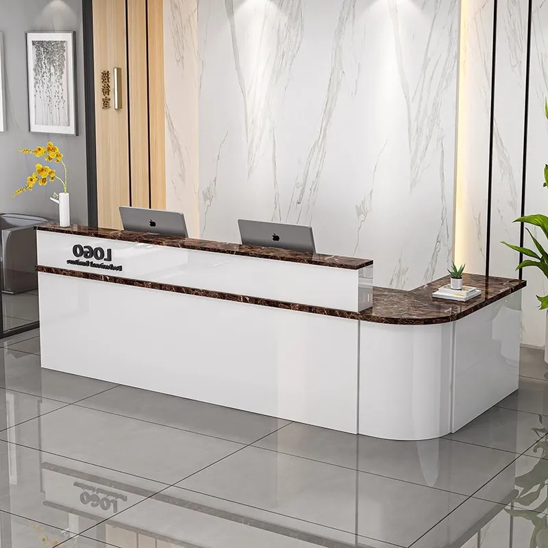 

Salon Cashier Counter Reception Beauty Salon Drawers Small Reception Desk Standing Desk Bancone Reception Office Furniture