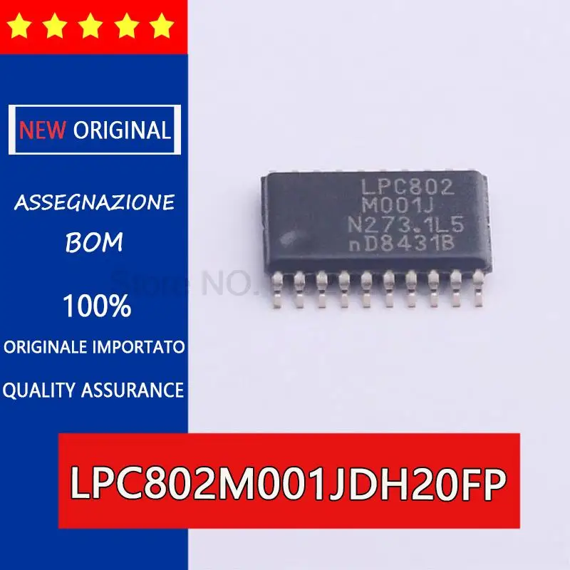 LPC802M001JDH20FP New and original TSSOP20 ARM micro controller, single chip microcomputer TSSOP-20 LPC802M001