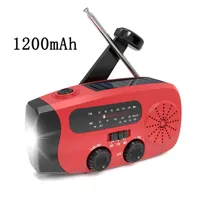 Solar powered hand cranked power generation radio 1200mAh emergency radio,Japanese disaster prevention radio,portable power bank