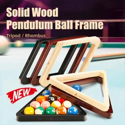 KONLLEN-Solid Wood Billiard, 8-Ball Triangle, 9-Ball Diamond Pool Ball Racks for 2-1/4 